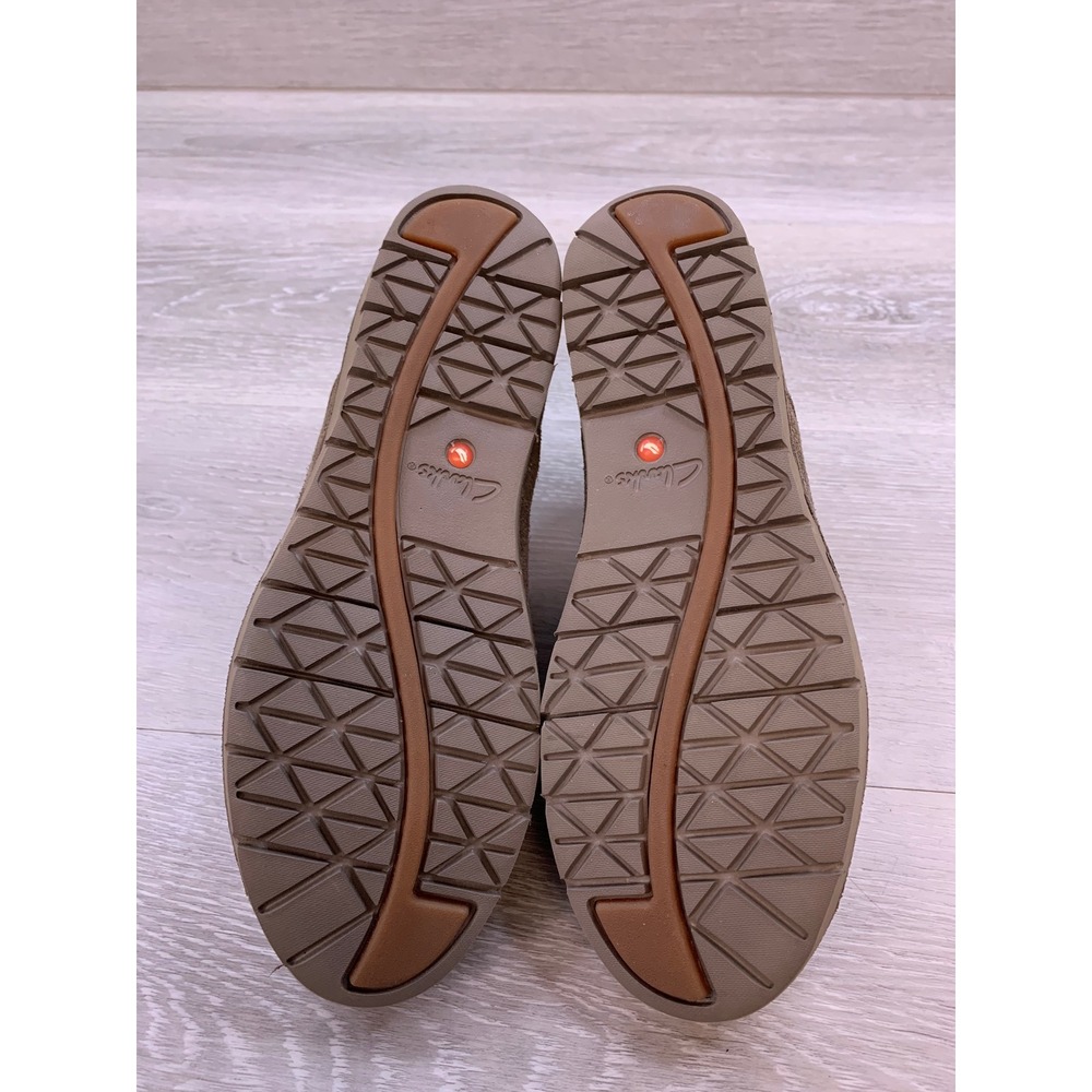 Clarks Artisan Women's Suede Loafers 7 Brown Slip On Comfort Casual Shoes - Picture 6 of 11